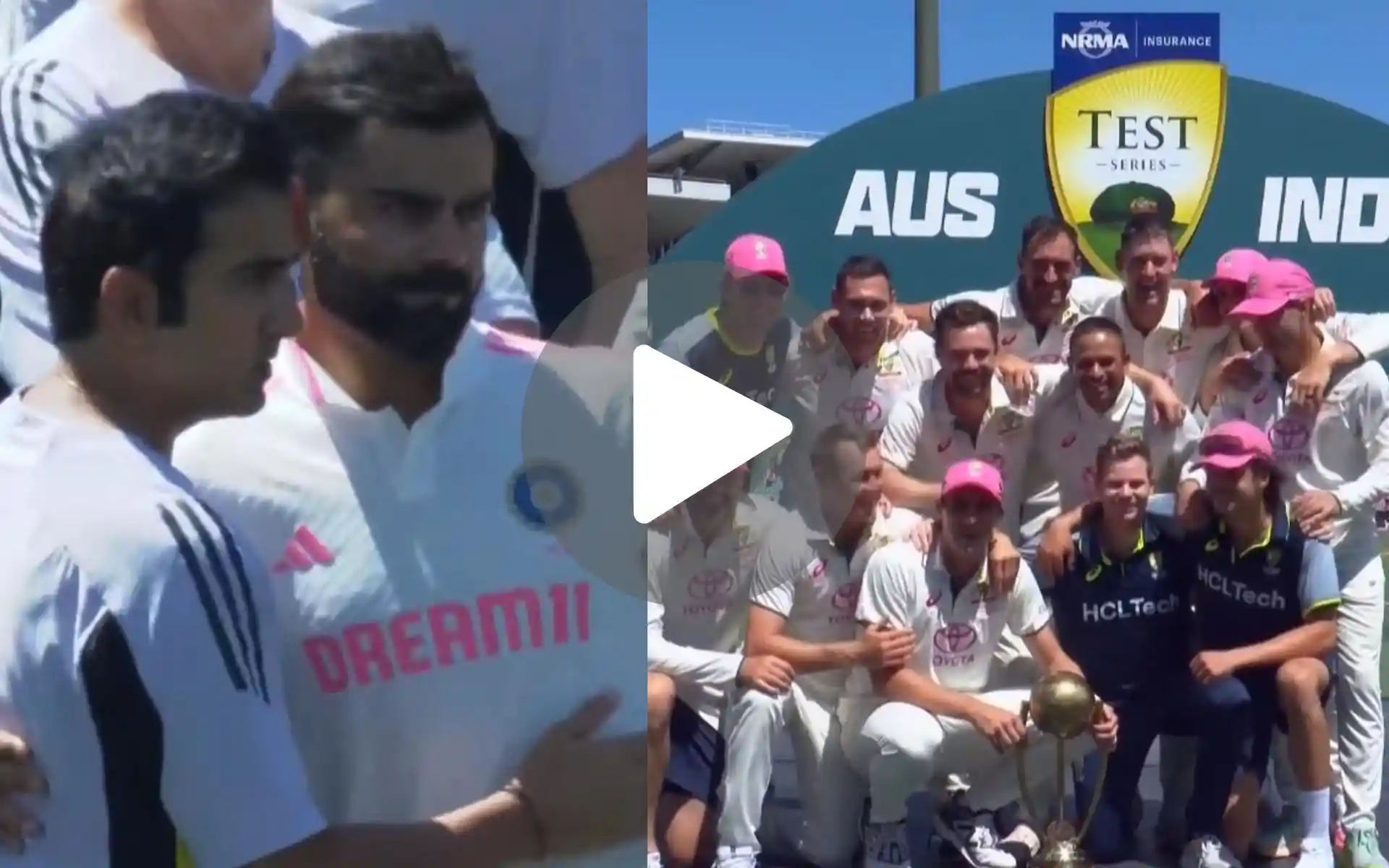 [Watch] Kohli, Gambhir Hug After Cummins's Australia Snatch BGT And WTC Final From India